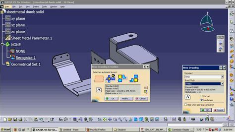 CATIA v5 how to flatten